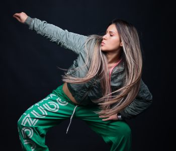 danseuse de hip hop en studio photo